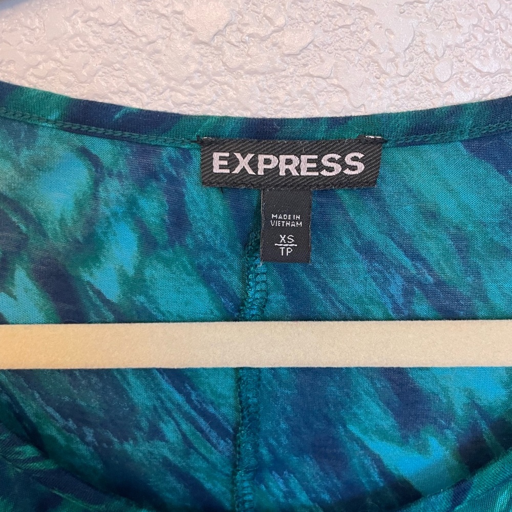 Express Super Soft Modal Flowy Top View 4